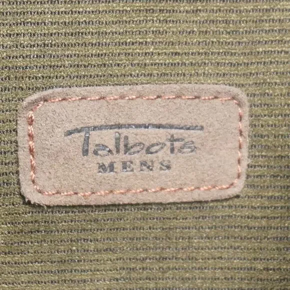 Talbot's Mens Green Corduroy‎ Overshirt Size Medium - Picture 3 of 6